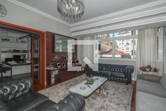 Sala de apartamento à venda com 3 quartos, 161m² em Independência, Porto Alegre