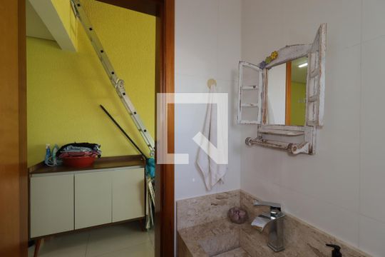 Lavabo de apartamento à venda com 3 quartos, 180m² em Campestre, Santo André