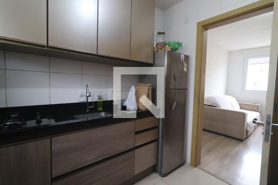Cozinha de apartamento à venda com 2 quartos, 63m² em Liberdade, Novo Hamburgo