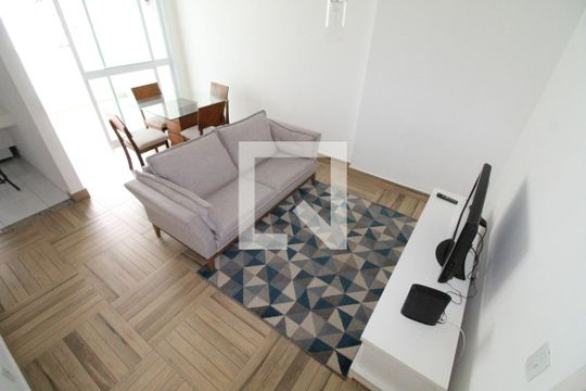 Sala de apartamento para alugar com 1 quarto, 58m² em Jardim das Colinas, São José dos Campos