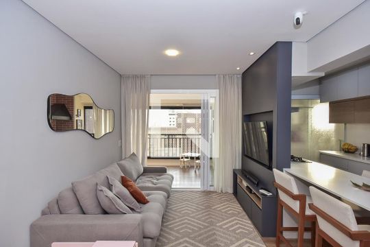 Sala de apartamento para alugar com 3 quartos, 100m² em Morumbi, São Paulo