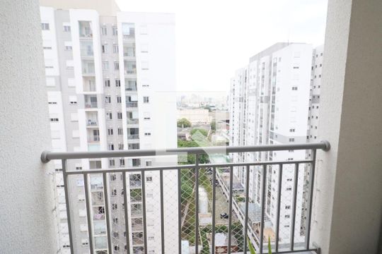 Varanda Sala de apartamento à venda com 2 quartos, 55m² em Continental, Osasco