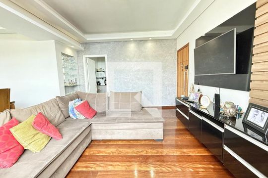 Sala de apartamento à venda com 3 quartos, 112m² em Nova Suíça, Belo Horizonte