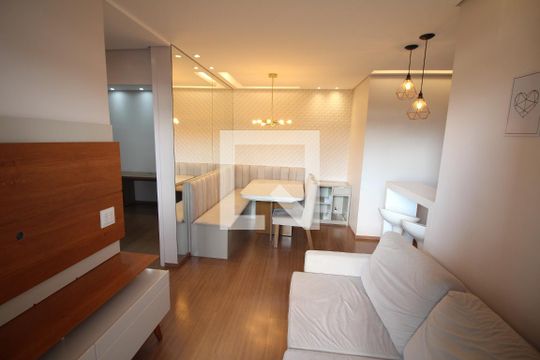 Sala de apartamento para alugar com 2 quartos, 55m² em Jardim Riacho das Pedras, Contagem