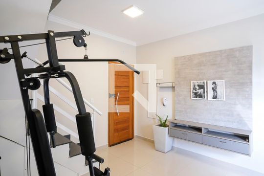 Sala de apartamento para alugar com 2 quartos, 104m² em Santa Maria, Santo André