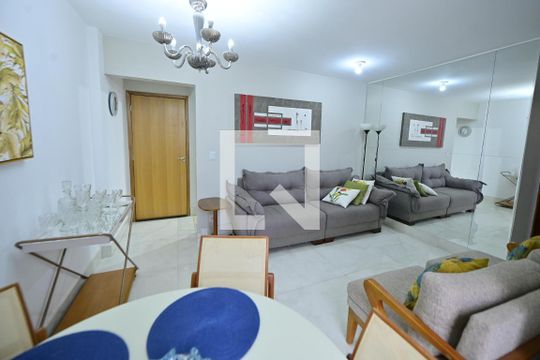 Sala de apartamento para alugar com 2 quartos, 59m² em Jardim América, Goiânia