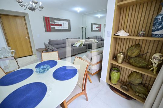 Sala de apartamento para alugar com 2 quartos, 59m² em Jardim América, Goiânia