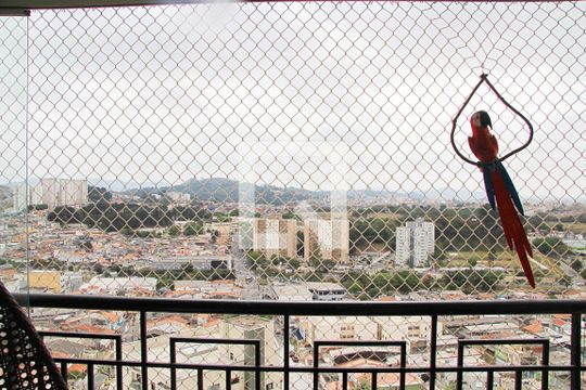 Varanda da Sala de apartamento à venda com 3 quartos, 82m² em Picanço, Guarulhos