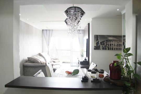 Cozinha de apartamento à venda com 3 quartos, 82m² em Picanço, Guarulhos