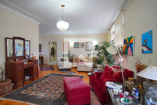 Sala de apartamento à venda com 4 quartos, 230m² em Rio Branco, Porto Alegre