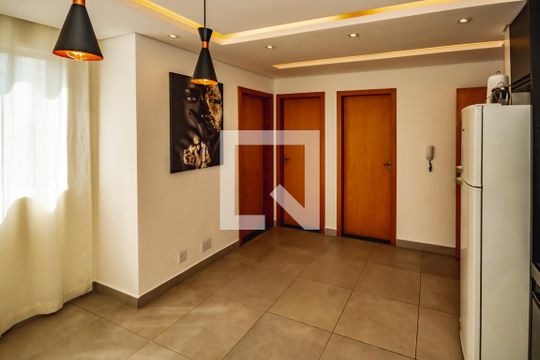 Sala/Cozinha de apartamento para alugar com 2 quartos, 70m² em Mantiqueira, Belo Horizonte