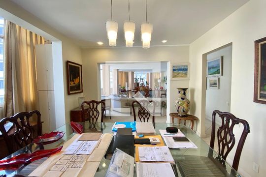 Sala de apartamento à venda com 3 quartos, 250m² em Copacabana, Rio de Janeiro