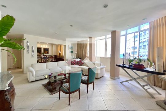 Sal a de apartamento à venda com 3 quartos, 250m² em Copacabana, Rio de Janeiro