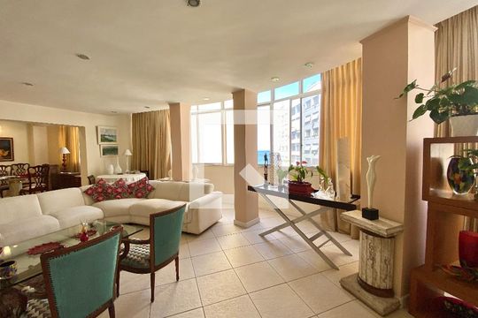 Sala de apartamento à venda com 3 quartos, 250m² em Copacabana, Rio de Janeiro