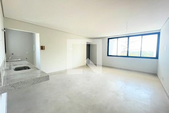 Sala/Cozinha de apartamento à venda com 3 quartos, 75m² em Itapoã, Belo Horizonte