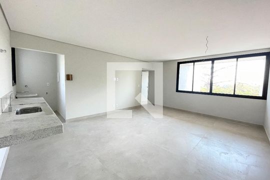 Sala/Cozinha de apartamento à venda com 3 quartos, 75m² em Itapoã, Belo Horizonte
