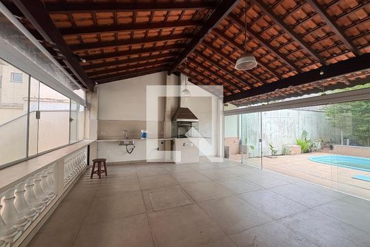 Área gourmet de casa à venda com 3 quartos, 424m² em Parque Bandeirante, Santo André