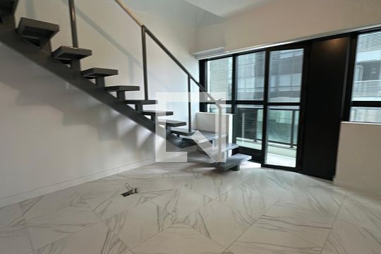 Sala de apartamento para alugar com 1 quarto, 48m² em Bethaville I, Barueri