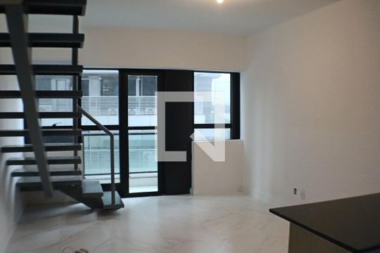 Sala de apartamento para alugar com 1 quarto, 48m² em Bethaville I, Barueri