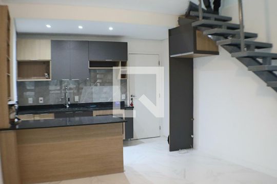 Sala de apartamento para alugar com 1 quarto, 48m² em Bethaville I, Barueri