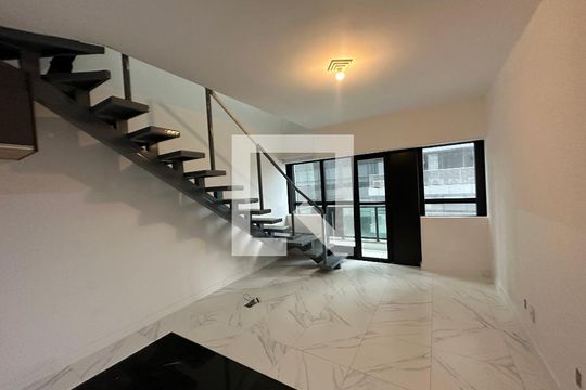 Sala de apartamento para alugar com 1 quarto, 48m² em Bethaville I, Barueri