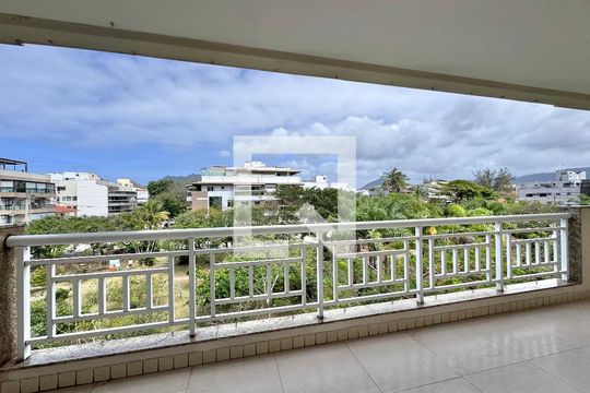 Varanda de apartamento para alugar com 3 quartos, 120m² em Recreio dos Bandeirantes, Rio de Janeiro