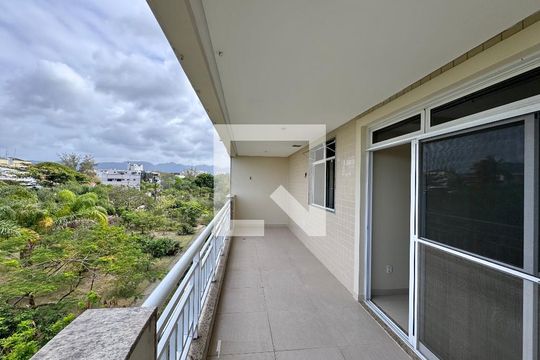 Varanda de apartamento para alugar com 3 quartos, 120m² em Recreio dos Bandeirantes, Rio de Janeiro