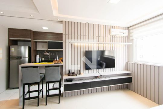 Sala de apartamento para alugar com 2 quartos, 62m² em São José, Canoas