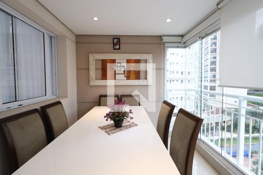 Sacada de apartamento à venda com 3 quartos, 122m² em Tatuapé, São Paulo