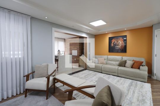 Sala de apartamento à venda com 3 quartos, 122m² em Tatuapé, São Paulo