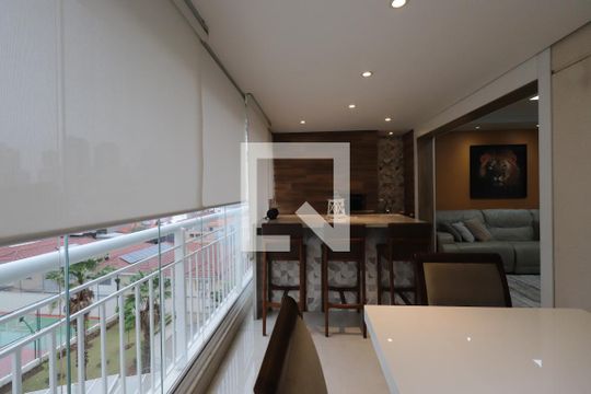 Sacada de apartamento à venda com 3 quartos, 122m² em Tatuapé, São Paulo