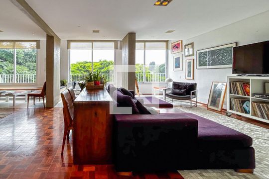 Sala de apartamento à venda com 3 quartos, 242m² em Jardim Paulista, São Paulo