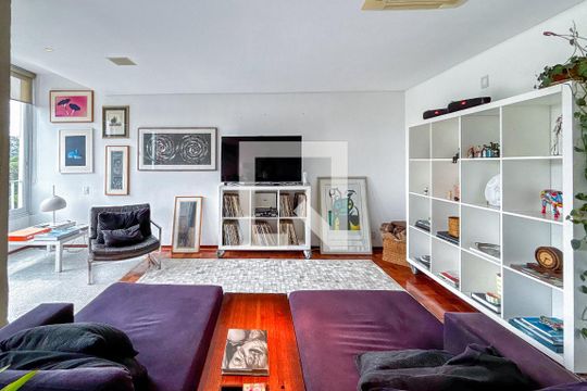 Sala de apartamento à venda com 3 quartos, 242m² em Jardim Paulista, São Paulo