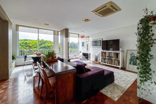 Sala de apartamento à venda com 3 quartos, 242m² em Jardim Paulista, São Paulo