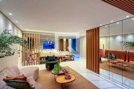 Sala de apartamento à venda com 2 quartos, 185m² em Sion, Belo Horizonte
