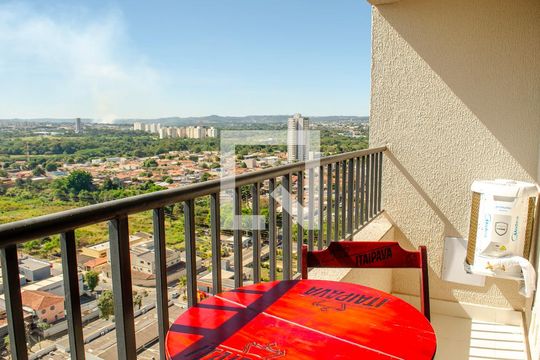 Varanda da Sala/cozinha de apartamento para alugar com 2 quartos, 57m² em Setor Crimeia Oeste, Goiânia