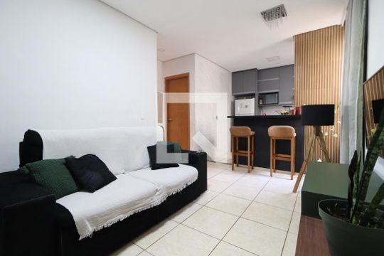 Sala de apartamento para alugar com 2 quartos, 46m² em Jardim Ouro Branco, Ribeirão Preto