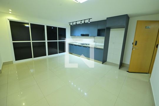 Sala/Cozinha de apartamento para alugar com 2 quartos, 66m² em Setor Pedro Ludovico, Goiânia