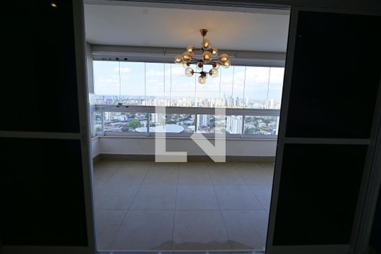Varanda da Sala de apartamento para alugar com 2 quartos, 66m² em Setor Pedro Ludovico, Goiânia
