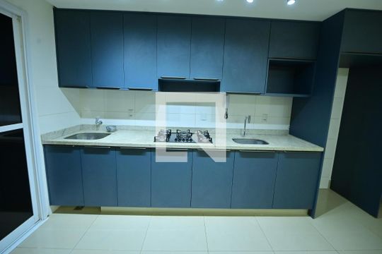 Sala/Cozinha de apartamento para alugar com 2 quartos, 66m² em Setor Pedro Ludovico, Goiânia