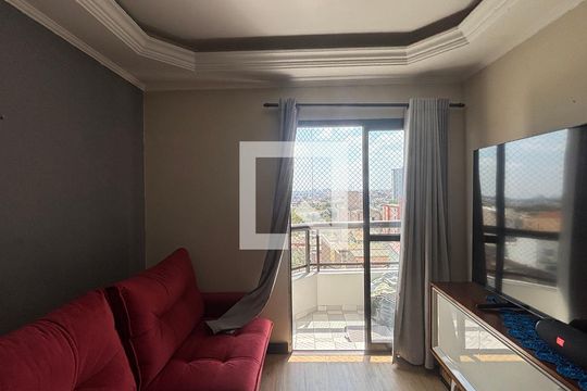 Sala  de apartamento à venda com 3 quartos, 83m² em Vila Príncipe de Gales, Santo André