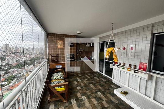 Varanda da Sala de apartamento à venda com 4 quartos, 118m² em Parque Mandaqui, São Paulo