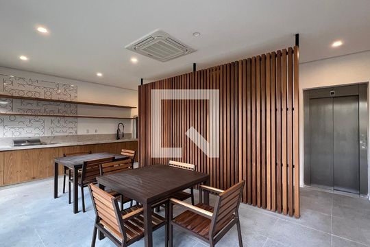 Área comum - Salão de festas de kitnet/studio para alugar com 1 quarto, 27m² em Sumaré, São Paulo