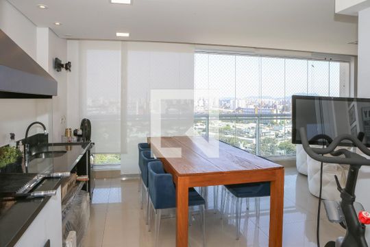 Varanda Gourmet de apartamento à venda com 4 quartos, 241m² em Água Branca, São Paulo