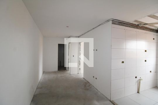 Sala/Cozinha de apartamento à venda com 2 quartos, 47m² em Vila Paulista, Guarulhos