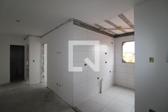 Sala/Cozinha de apartamento à venda com 2 quartos, 47m² em Vila Paulista, Guarulhos