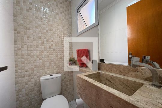 Lavabo de apartamento à venda com 2 quartos, 104m² em Vila Camilópolis, Santo André