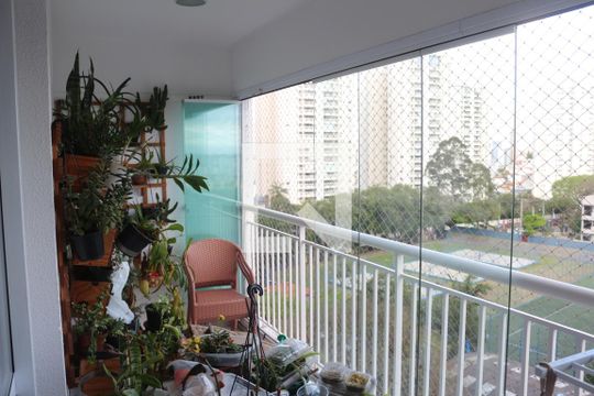 Varanda Sala de apartamento à venda com 3 quartos, 125m² em Boa Vista, São Caetano do Sul