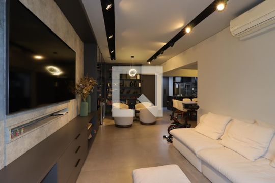Sala de apartamento à venda com 2 quartos, 126m² em Centro, Santo André