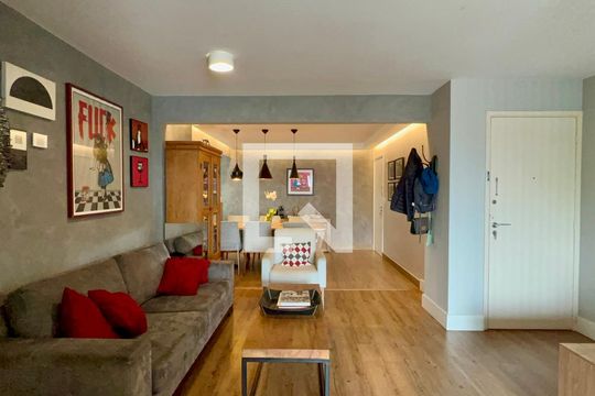 Sala de apartamento à venda com 3 quartos, 117m² em Vila Madalena, São Paulo